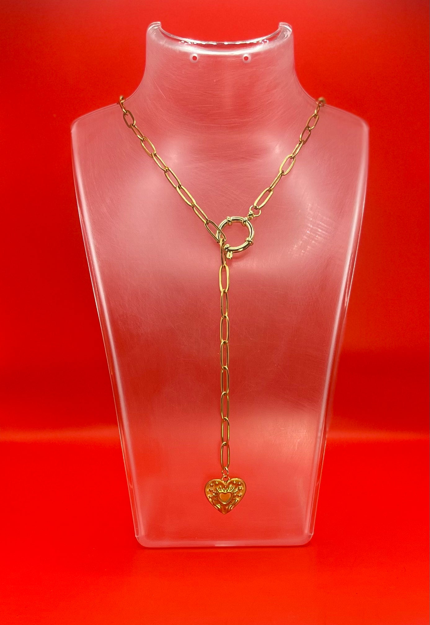 Collana PURITY con ciondolo a forma di cuore gotico