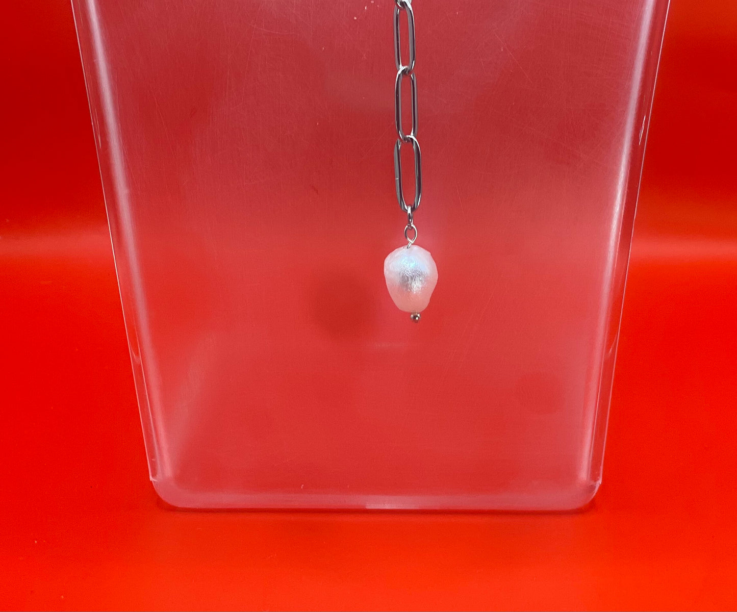 Collana PURITY con pendente in perla d'acqua dolce