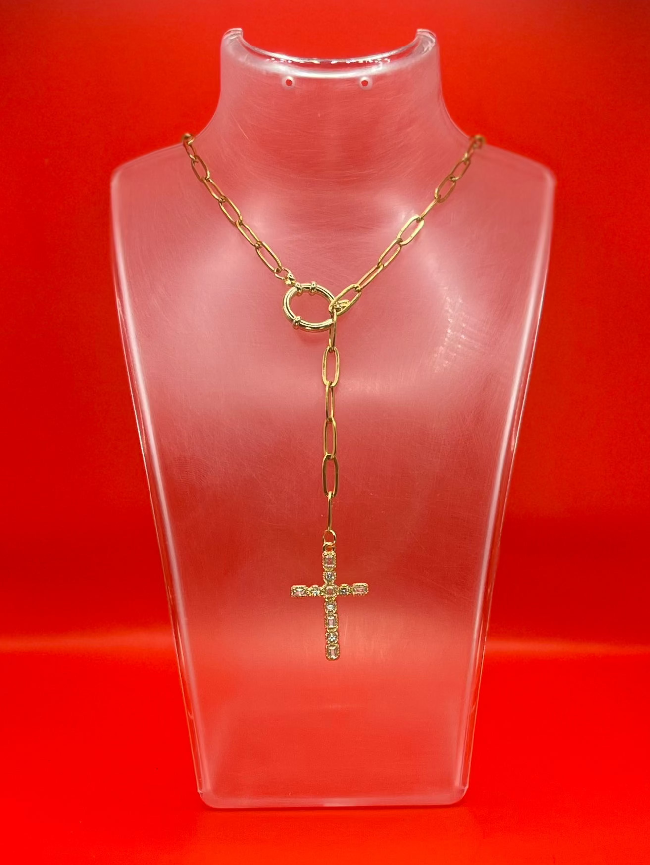 PURITY Necklace with Cross Pendant