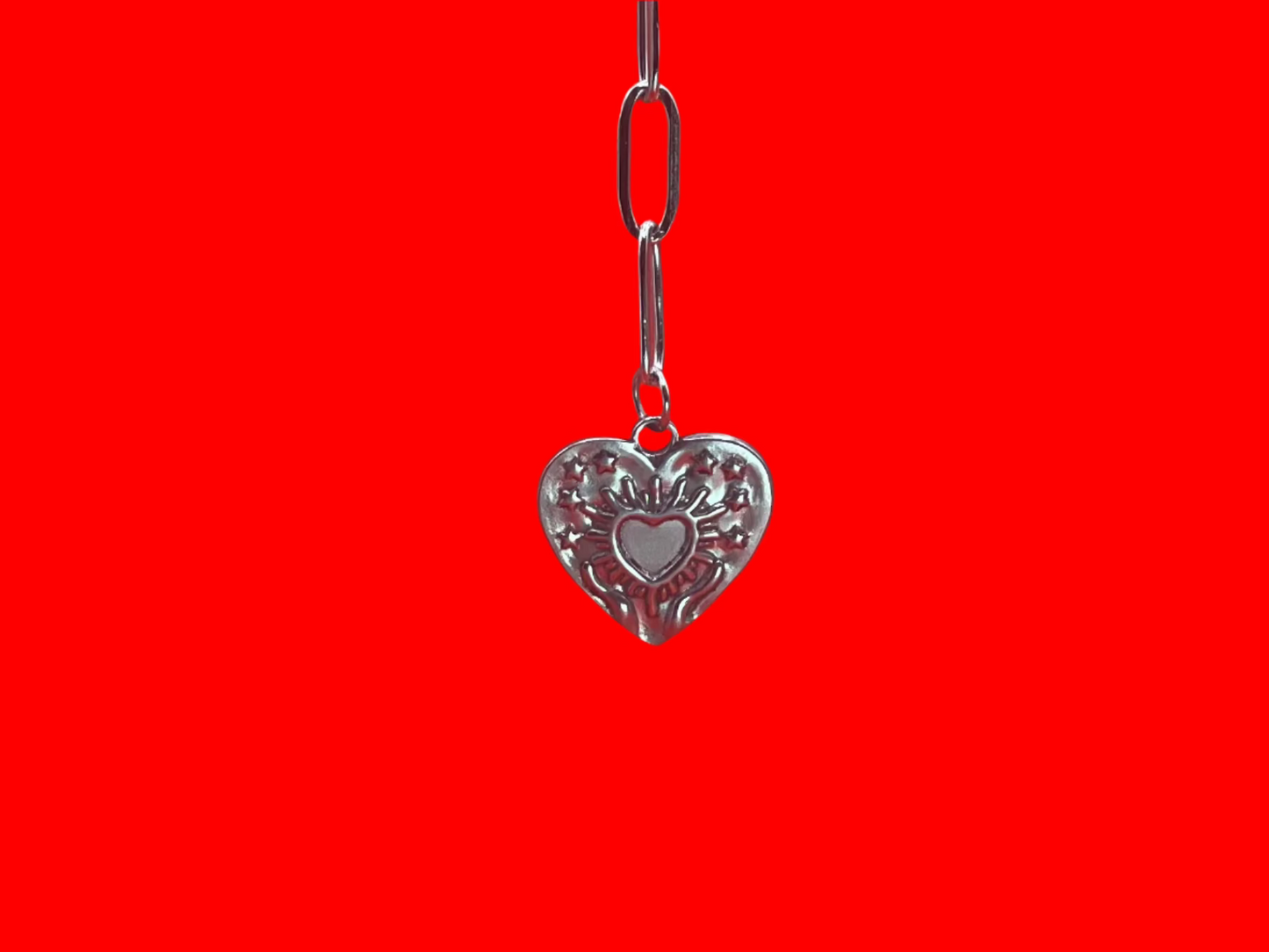 PURITY Necklace with Gothic Heart Pendant